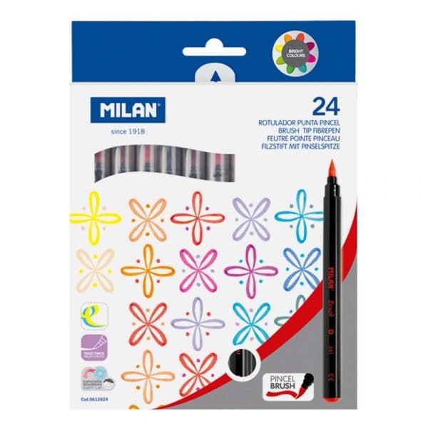 Milan Waterbased Brush Markers