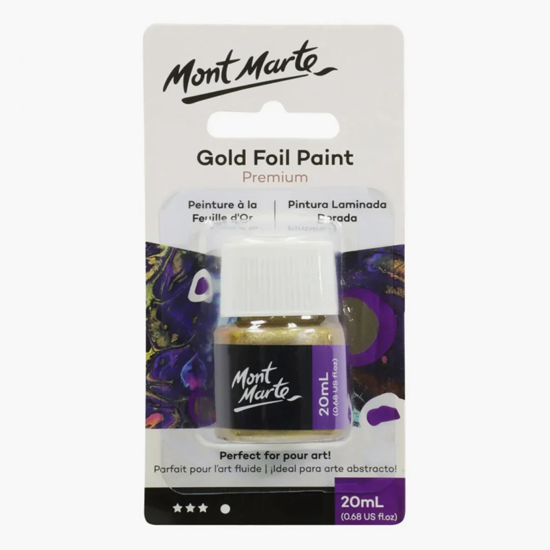 Mont Marte Premium Gold Foil Paint 20ml