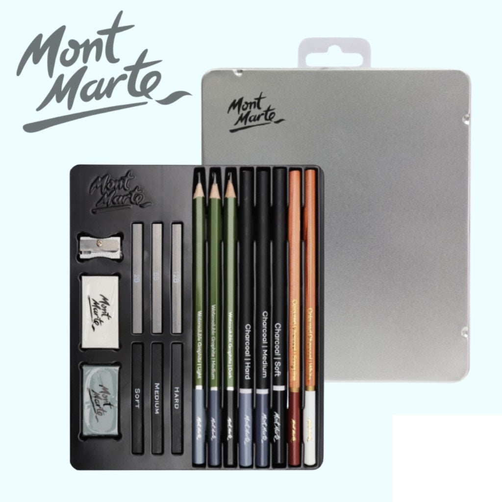 Mont Marte Signature Sketch and Draw Collection 17pc
