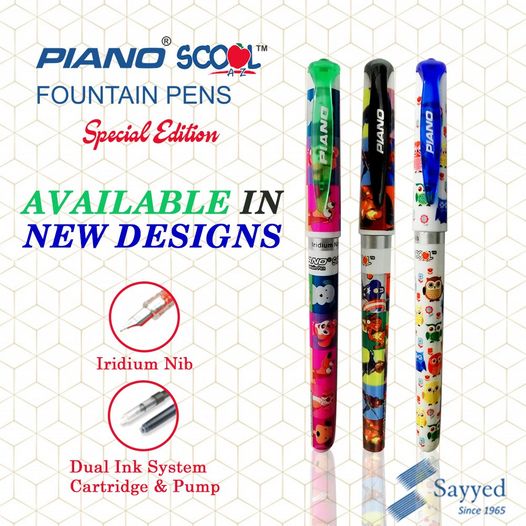 Piano Schol Fountain Pen Special Edition Pack of 10