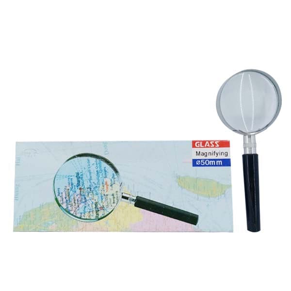 Magnifying Glass Silver& Black 50MM