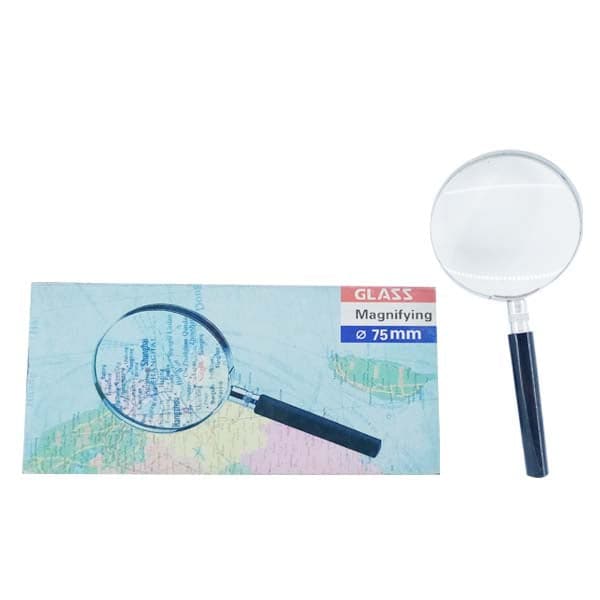Magnifying Glass Silver & Black