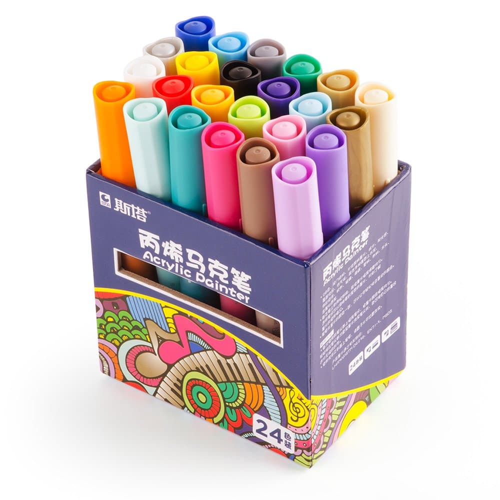 STA Acrylic Paint Marker Pack Of 24