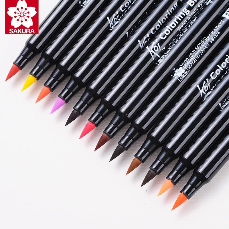 Buy Now Sakura Koi Coloring Brush Pen Marker Set