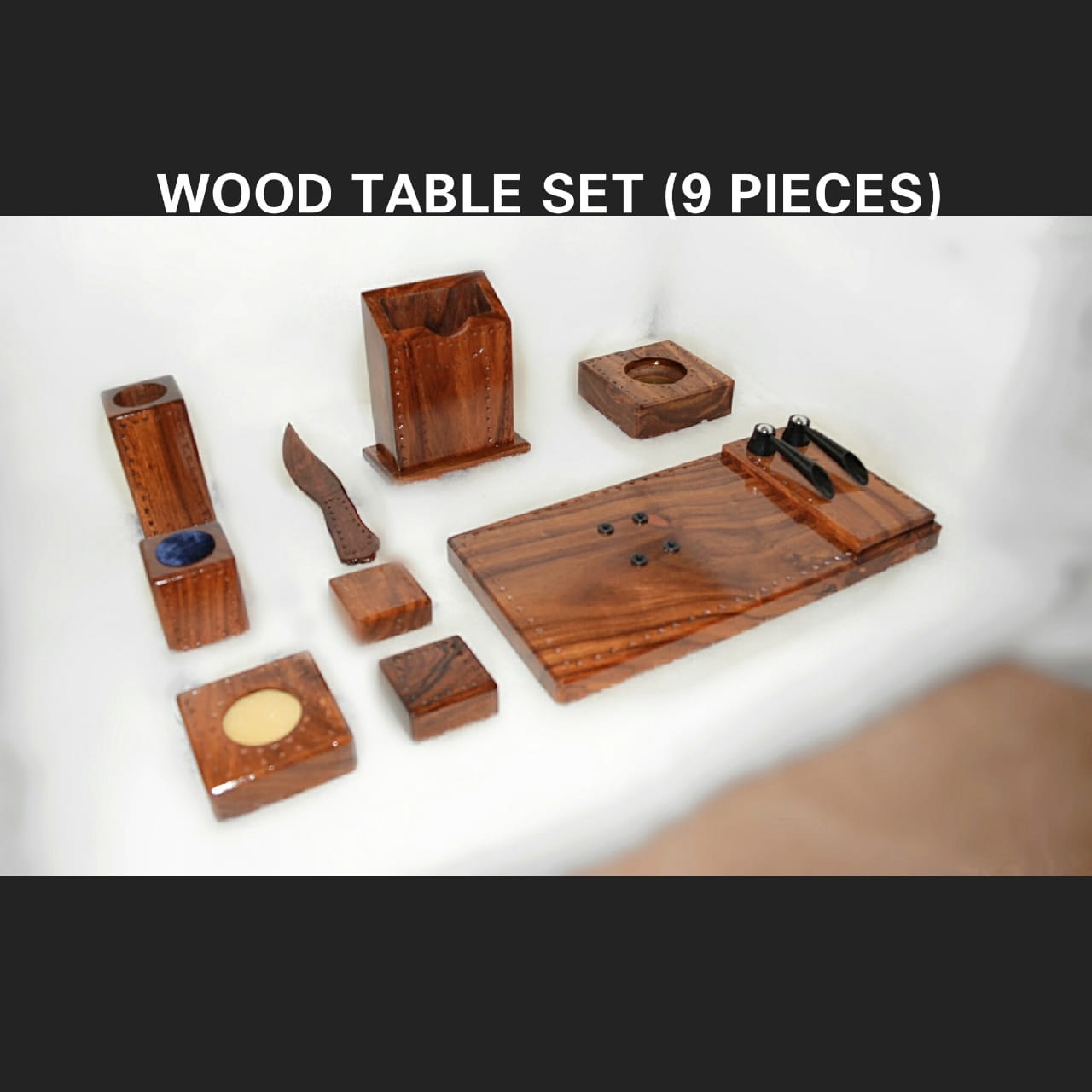 Senator Wooden Table 9pcs Set  # 23