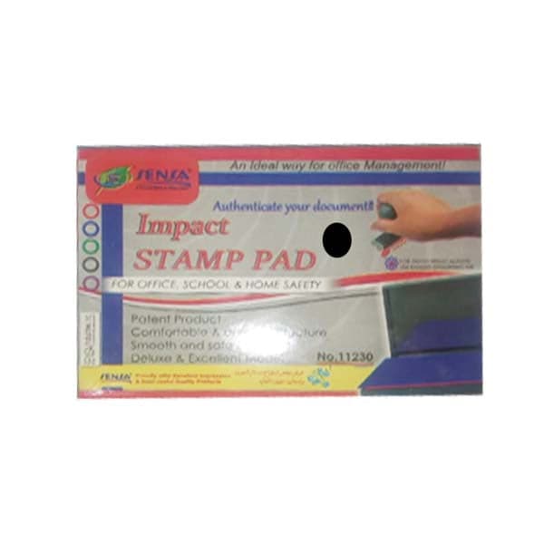 Sensa Stamp Pad Plastic Black Body (Impact-11230) 