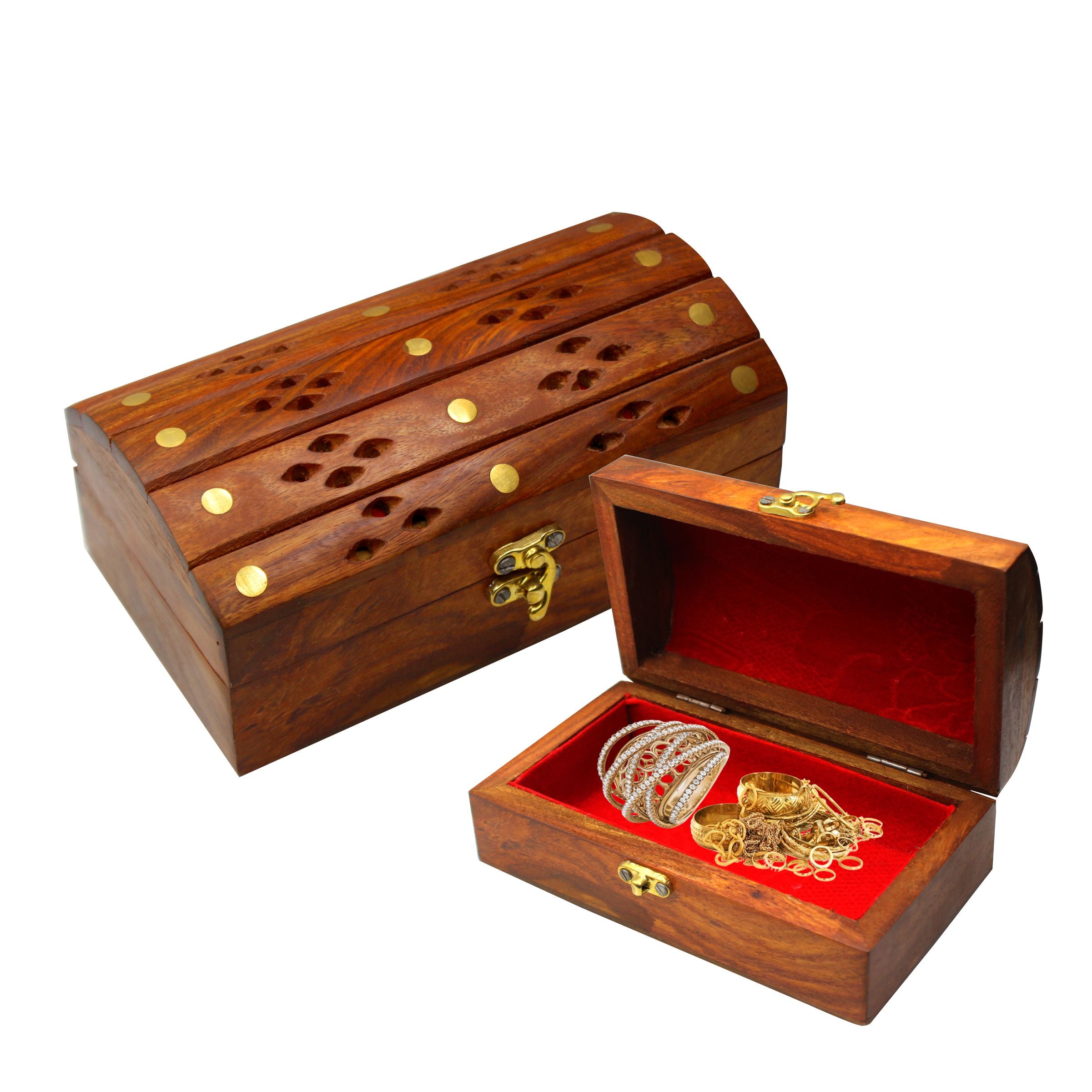 Stylish Wooden Jewelry Box | Antique Hand Made