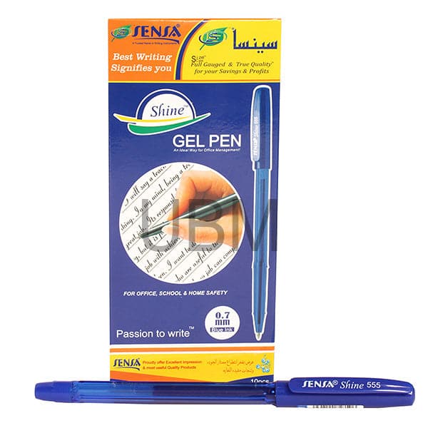 Sensa Gel Pen (Shine) 555 Blue (1 Pcs)