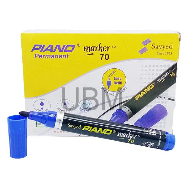 Piano Permanent Marker 70 Blue 1Pcs (Round)