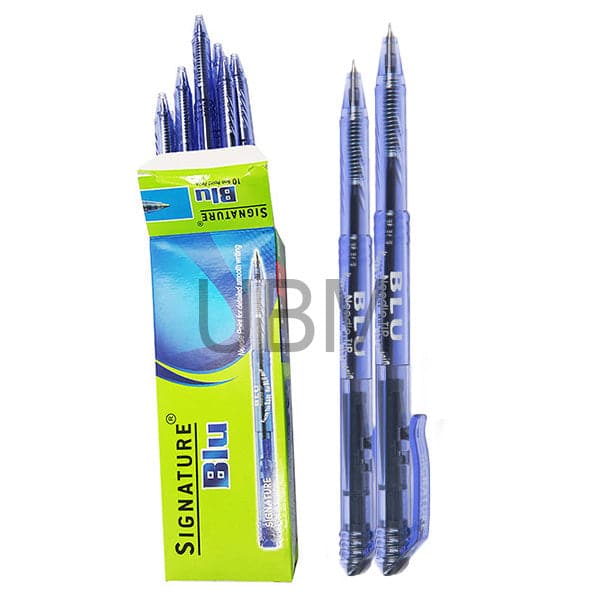 Signature Blu Ballpoint Pen Pack of 10