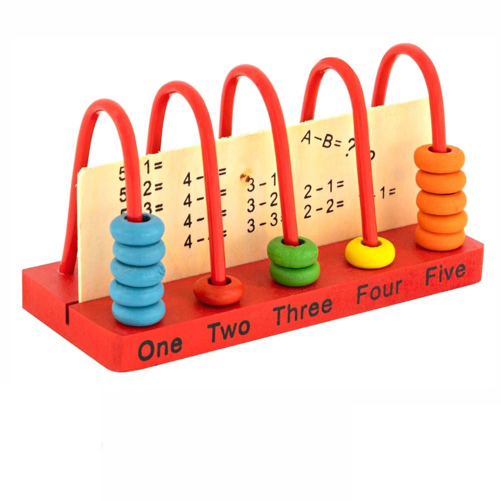 Counting Frame Computer Buy Now Kids Wood Material Learning Abacus Count Frame