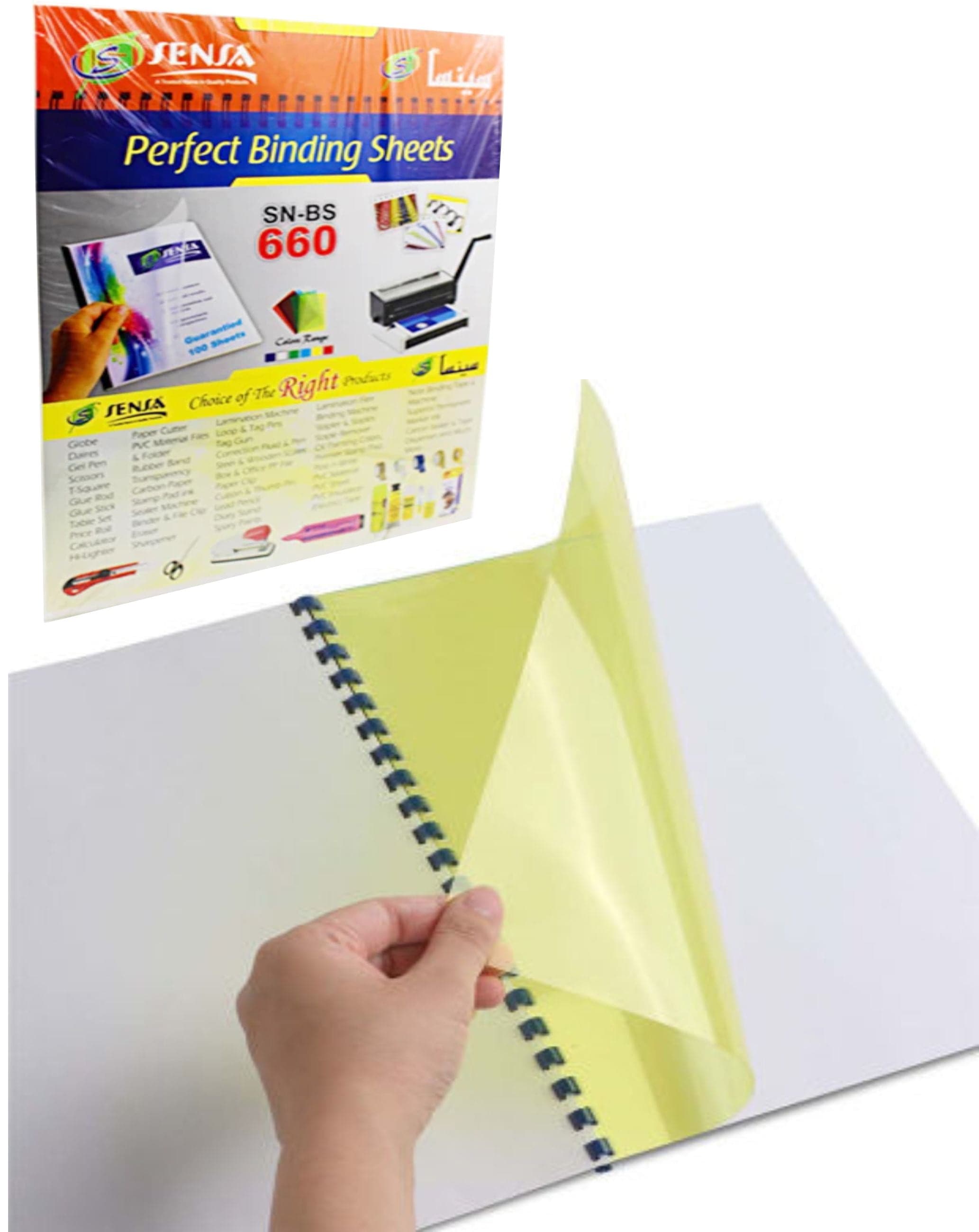 Sensa Binding Sheet Perfect 660  Pack of 100