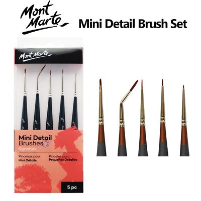 Mont Marte Mini Detail Brush Set of 5