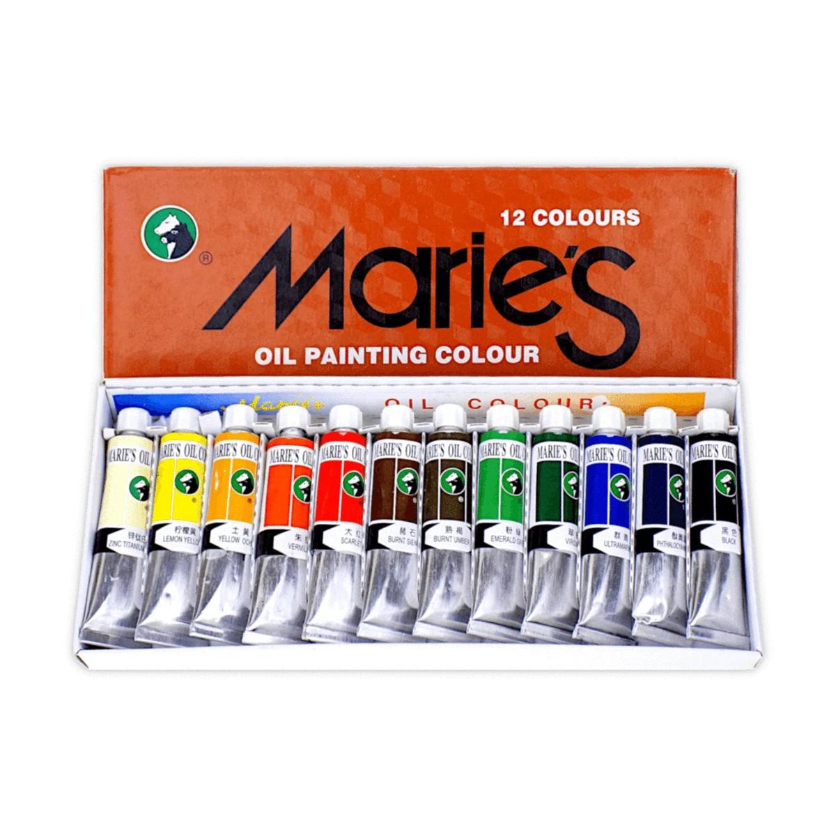 Marie's Oil Paints Pack of 12