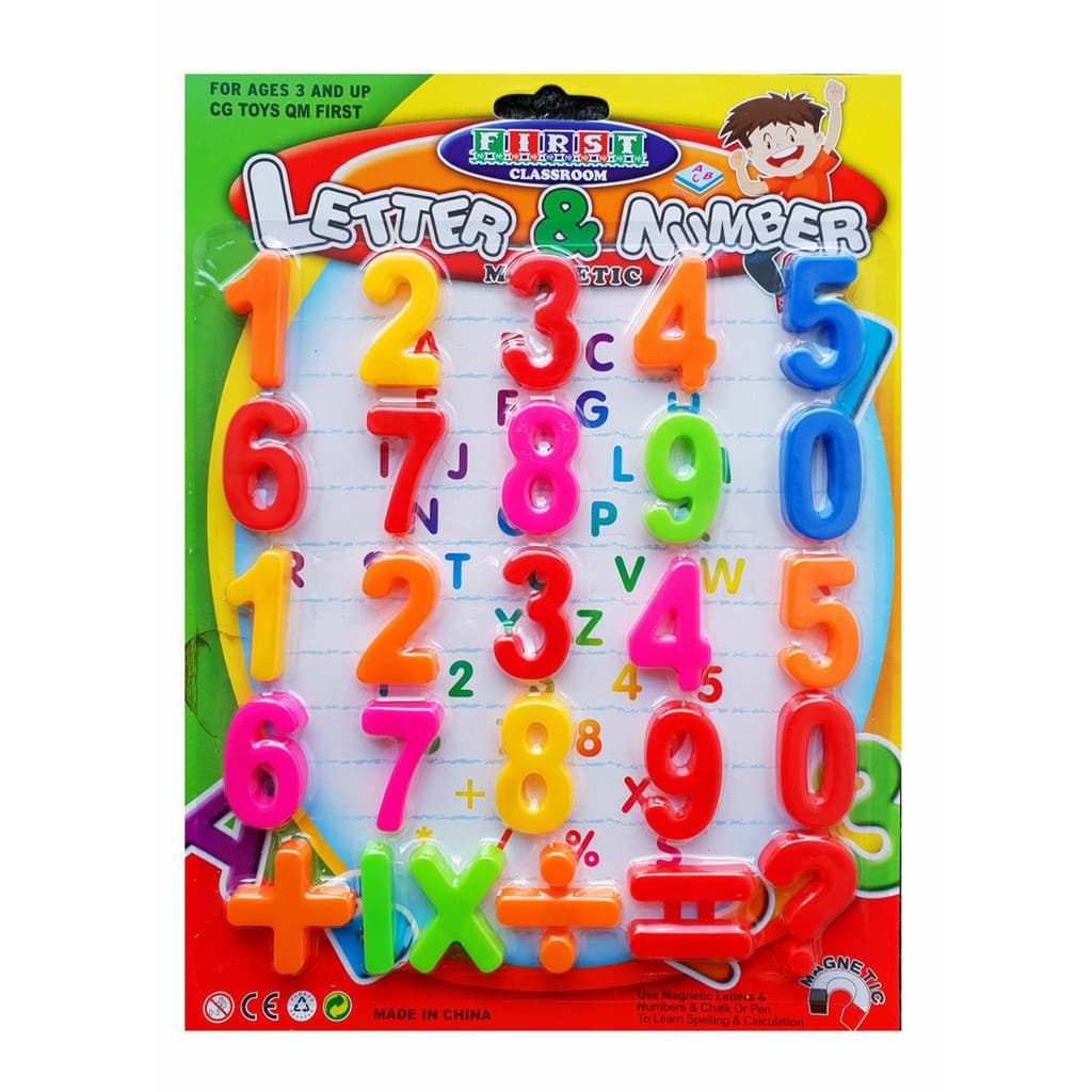 Letter & Number Counting 123 Small (8218)