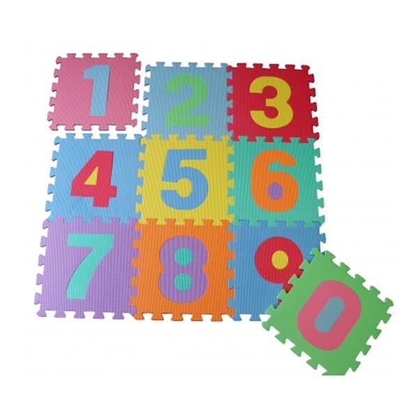 Buy Now Eva Puzzle Foaming Mat Numbers 0 To 9 5pcs Set