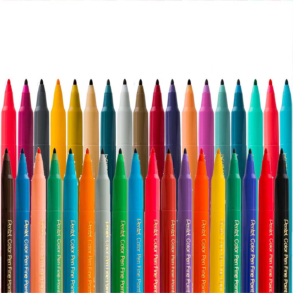 Pentel Arts Color Pen Marker Set