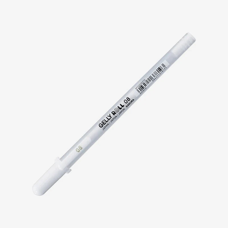 Sakura Gelly Roll White Gel Pen 0.8mm
